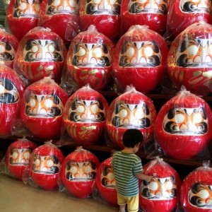 高崎の達磨工房にて 高崎の達磨工房にて